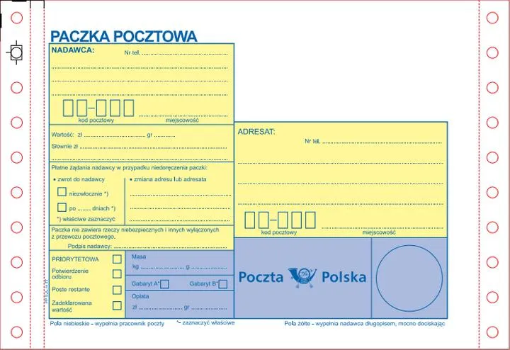 Koszty wysyłki Poczta Polska