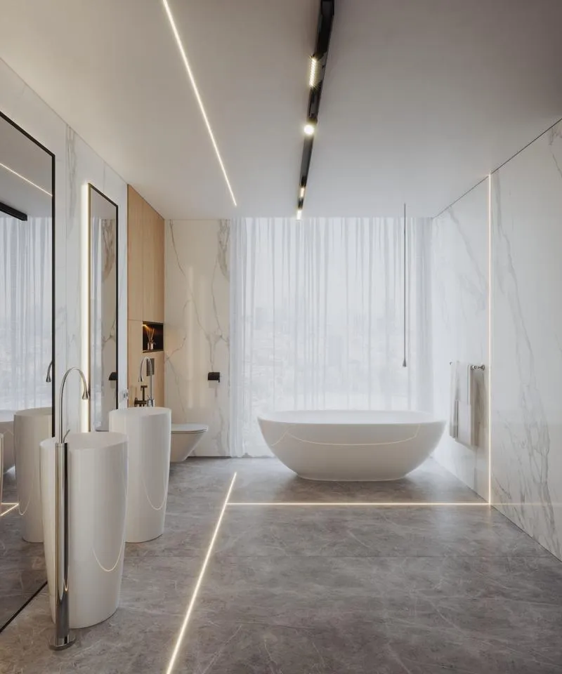 Oświetlenie łazienki