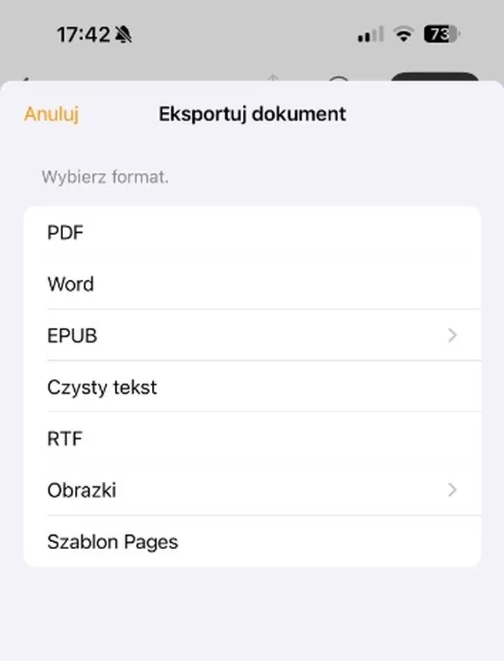 Skanowanie dokumentów iPhone