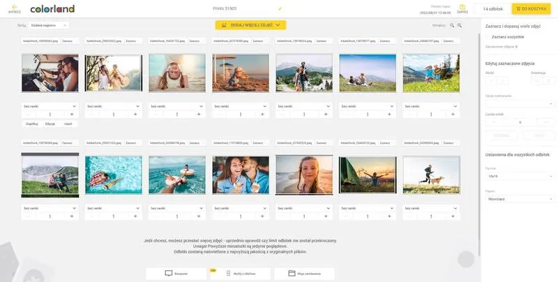 Wywoływanie zdjęć z telefonu